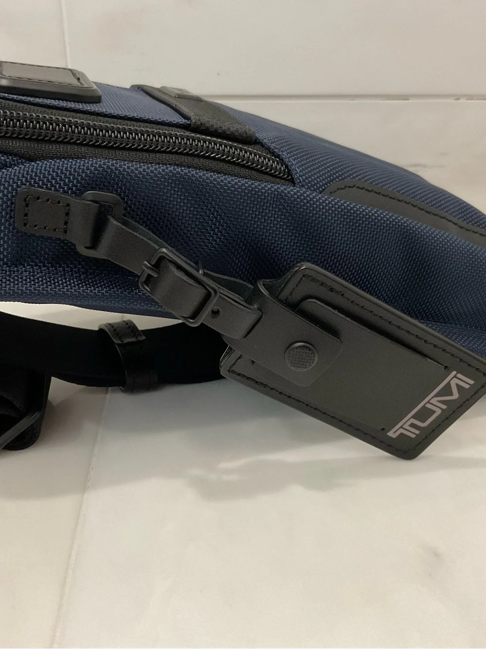 NEW Tumi ALPHA - 10.5” FXT Ballistic Nylon Compact Sling Crossbody - NAVY BLUE